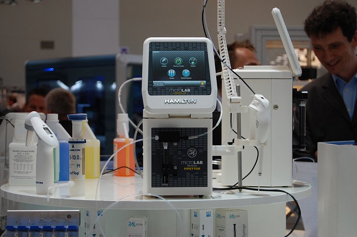 Hamilton überzeugt Publikum auf der analytica: Neue Pipettierstation stand im Fokus